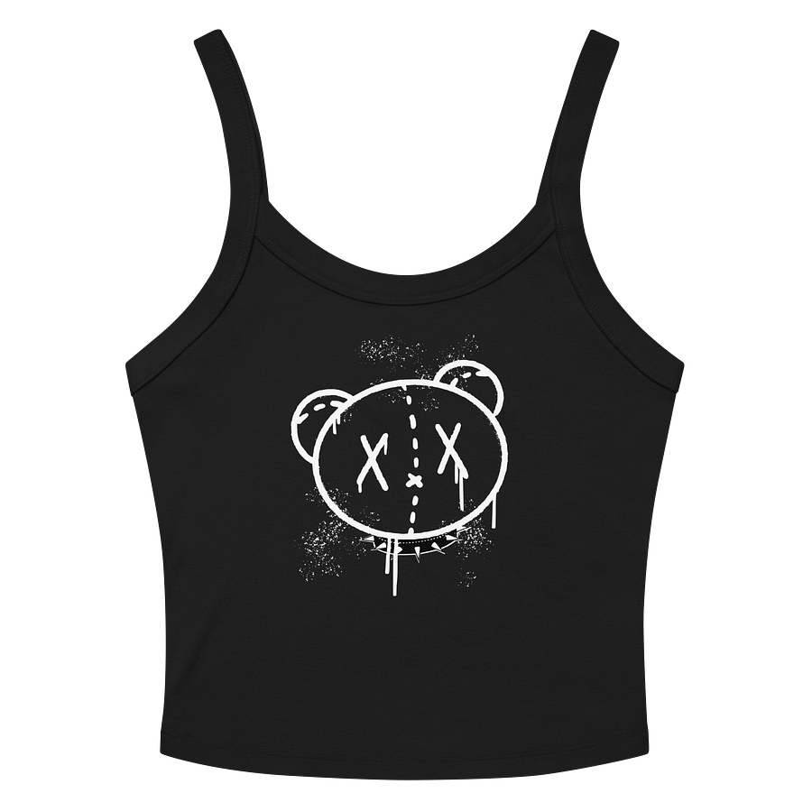 Graffiti Bear Women's Micro-Rib Tank Top product image (2)
