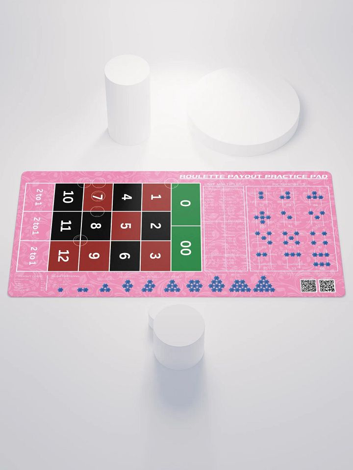 Roulette Payout Practice Pad - Alma Pink product image (1)