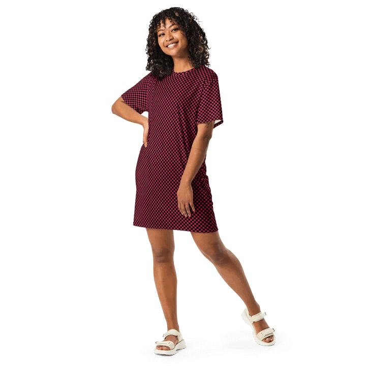 Red Checkered Dress product image (1)
