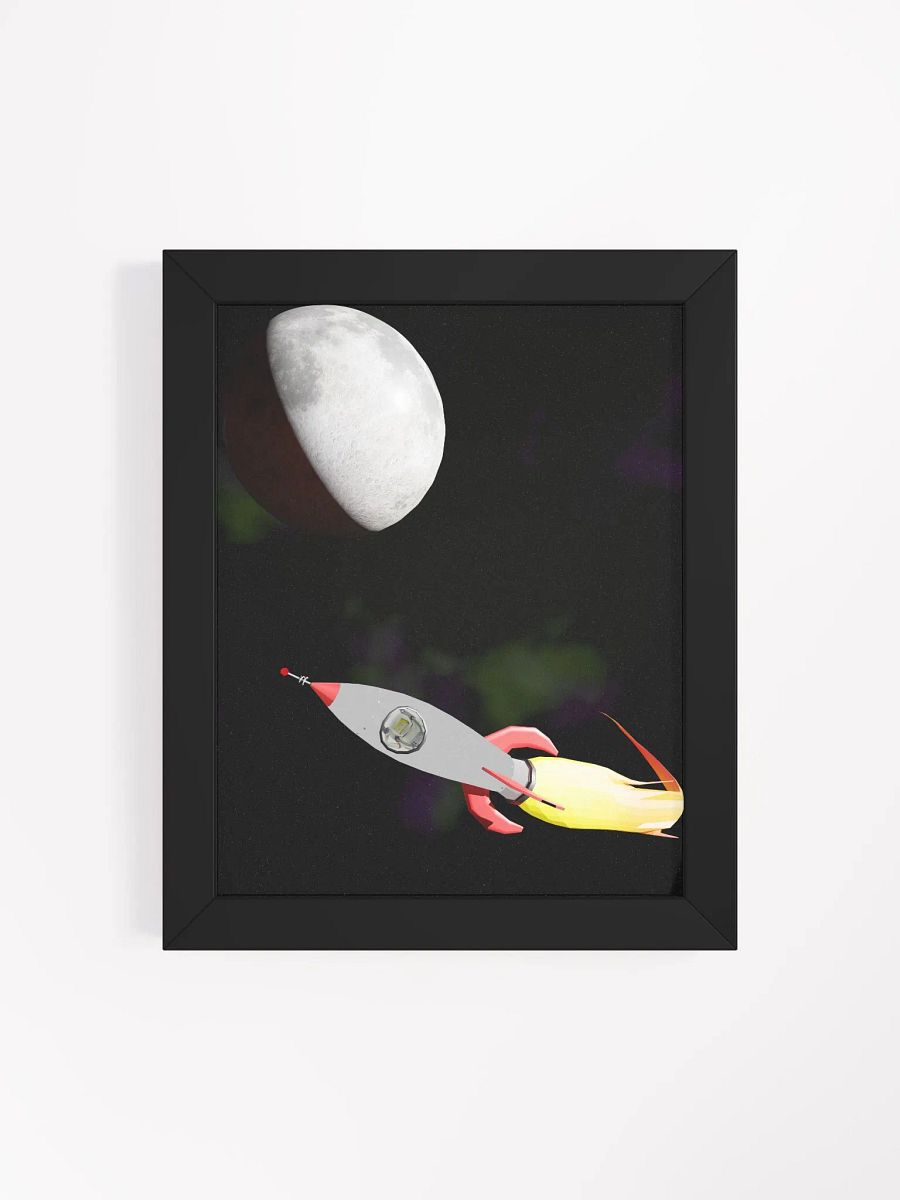 to the moon framed poster product image (38)