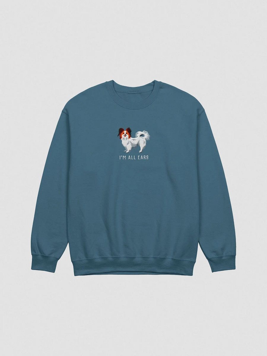 I'm All Ears Sweatshirt (Embroidered) of a Papillon(Sable) product image (4)