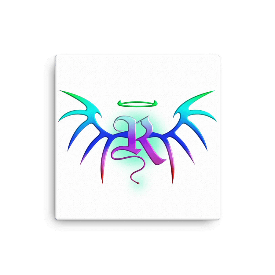 RafaZafar Logo Canvas Print (vaporwave) product image (1)