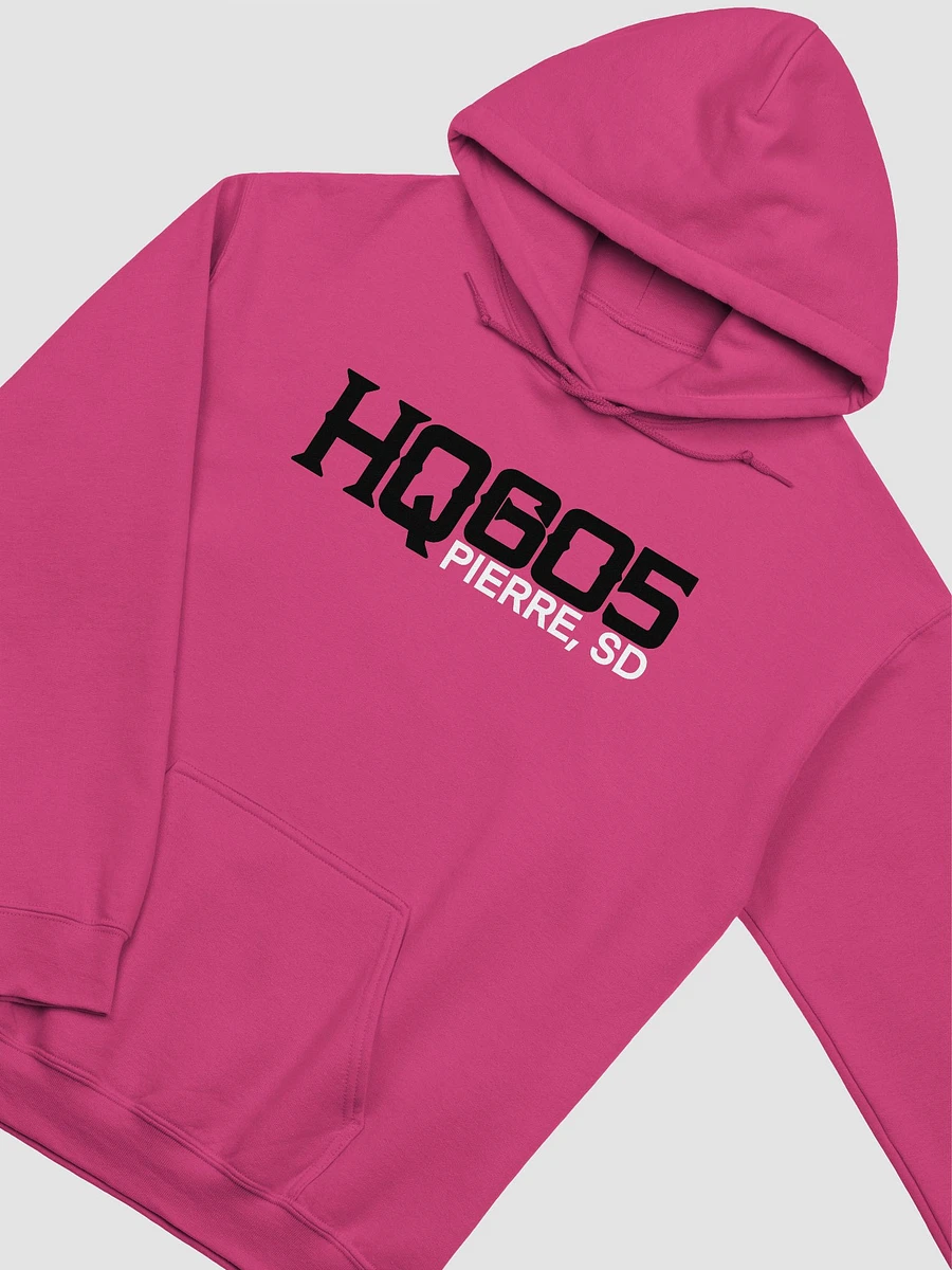 HQ605 Black Logo w/Back Pink Hoodie product image (3)