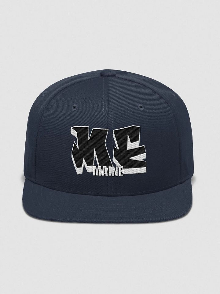 MAINE, ME, Graffiti, Yupoong Wool Blend Snapback Hat product image (1)