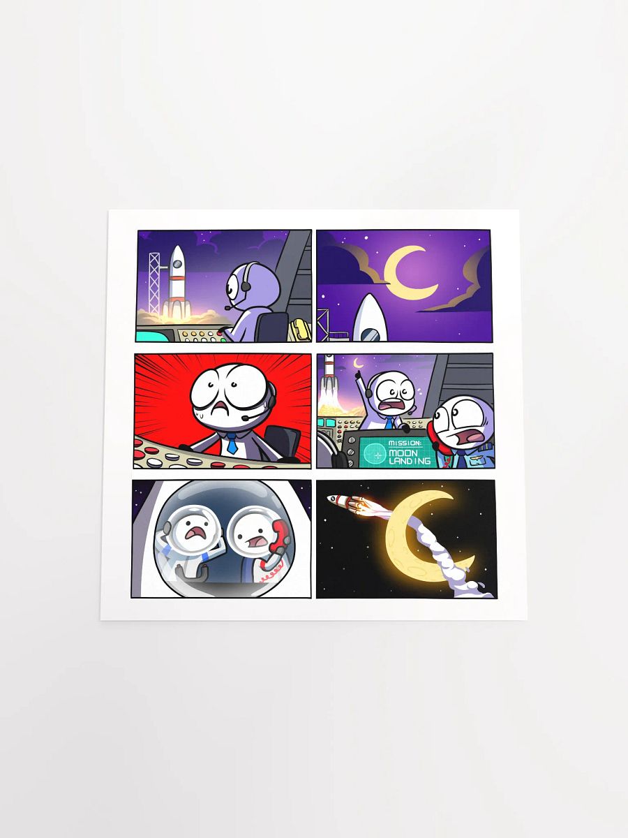 'Lunar or Later' comic print product image (20)