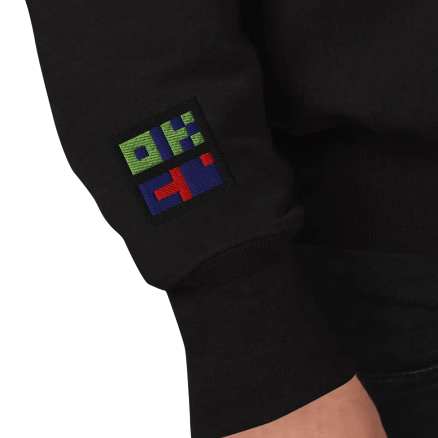 "Cutie Keys" Premium Embroidered Champion Sweatshirt - Nudibranch Leaf Sheep Sea Slug product image (2)