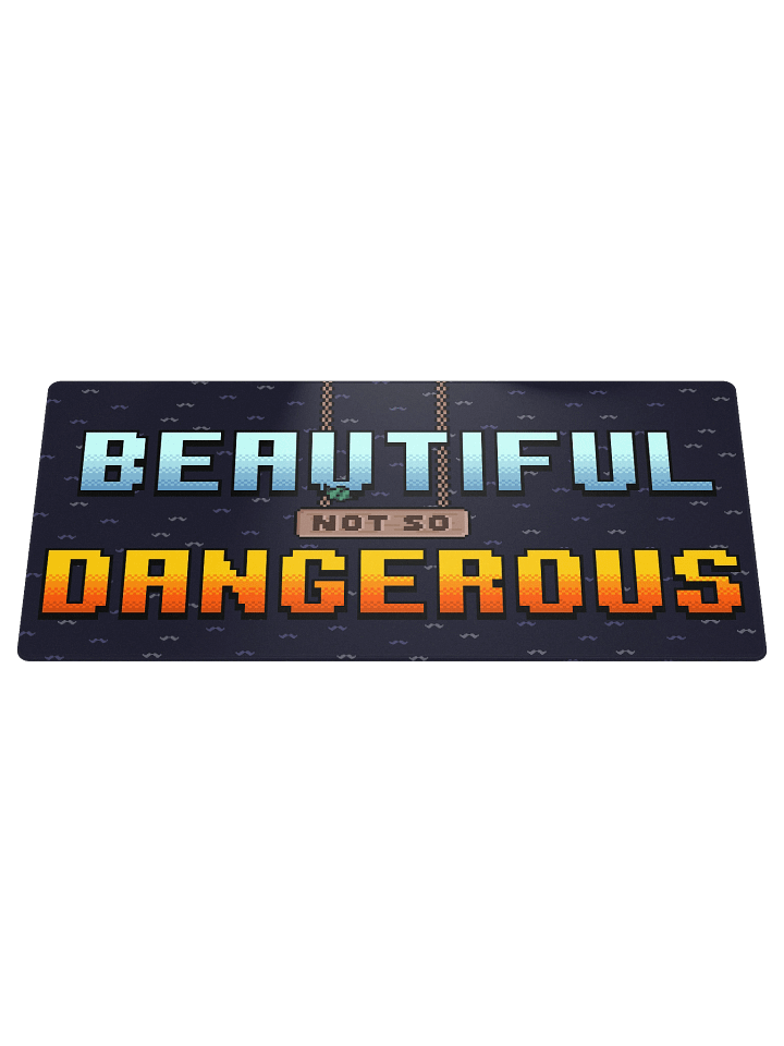 Beautiful (Not So) Dangerous Desk Mat product image (1)