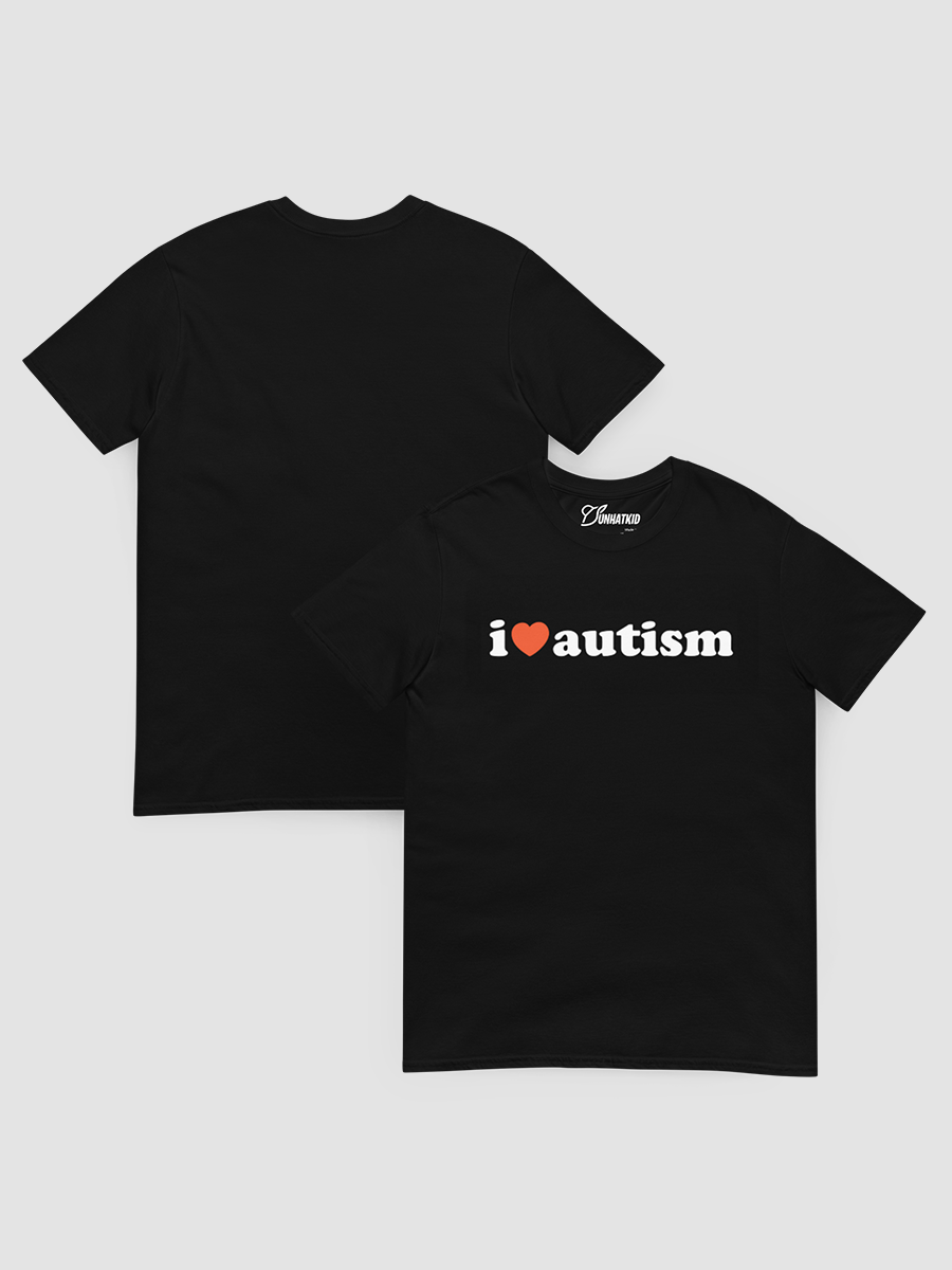 I Heart Autism Black Tee product image (3)