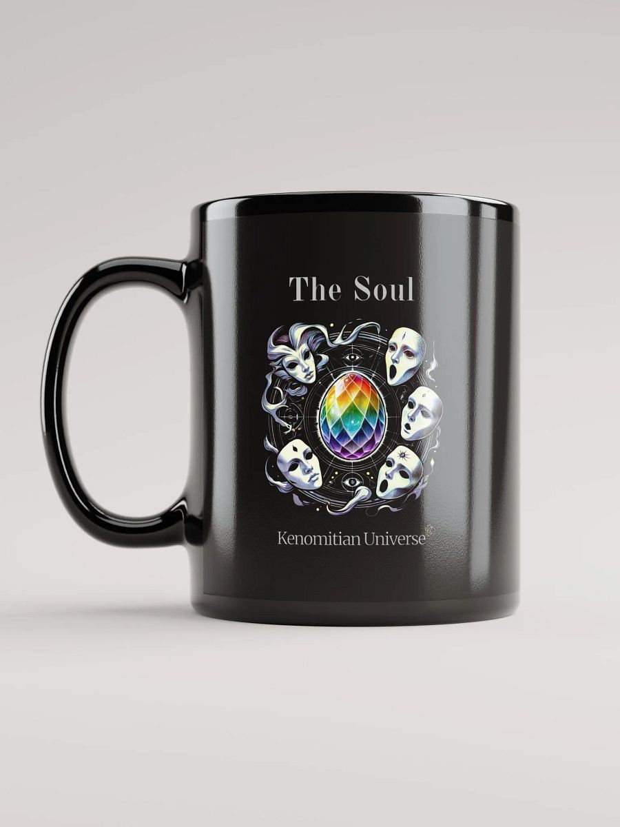 The Soul | Black Glossy Mug product image (2)