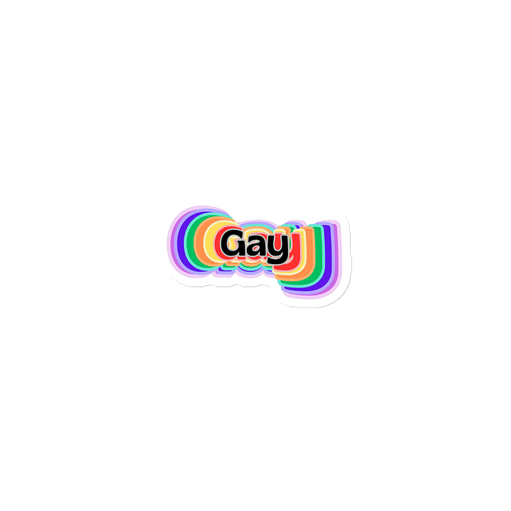 LGBTQIAP2S+ 2025, Rainbow Gay, Magnet product image (1)