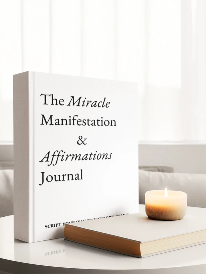 The Miracle Manifestation & Affirmations Journal: Script Your Way to Your Dream Life product image (1)