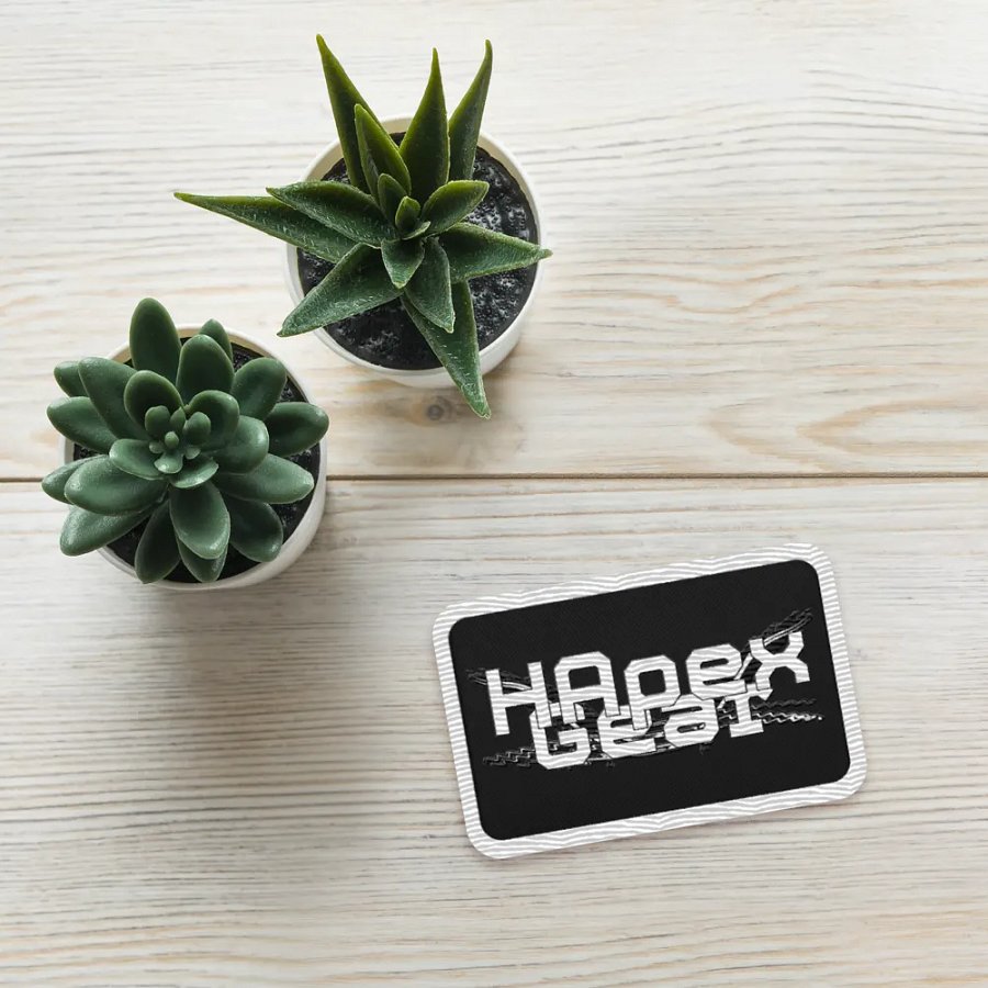 Patches - Embroidered - White HApex Gear White Logo product image (4)