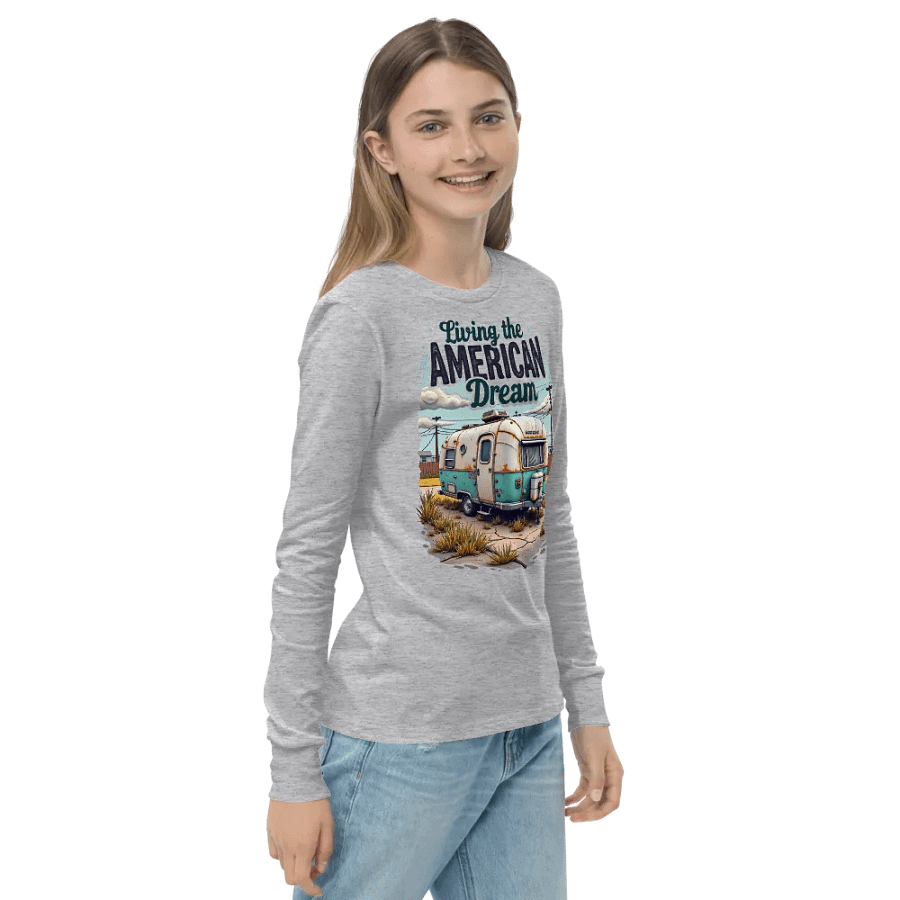 Vintage American Dream Camper Long Sleeve Tee product image (11)