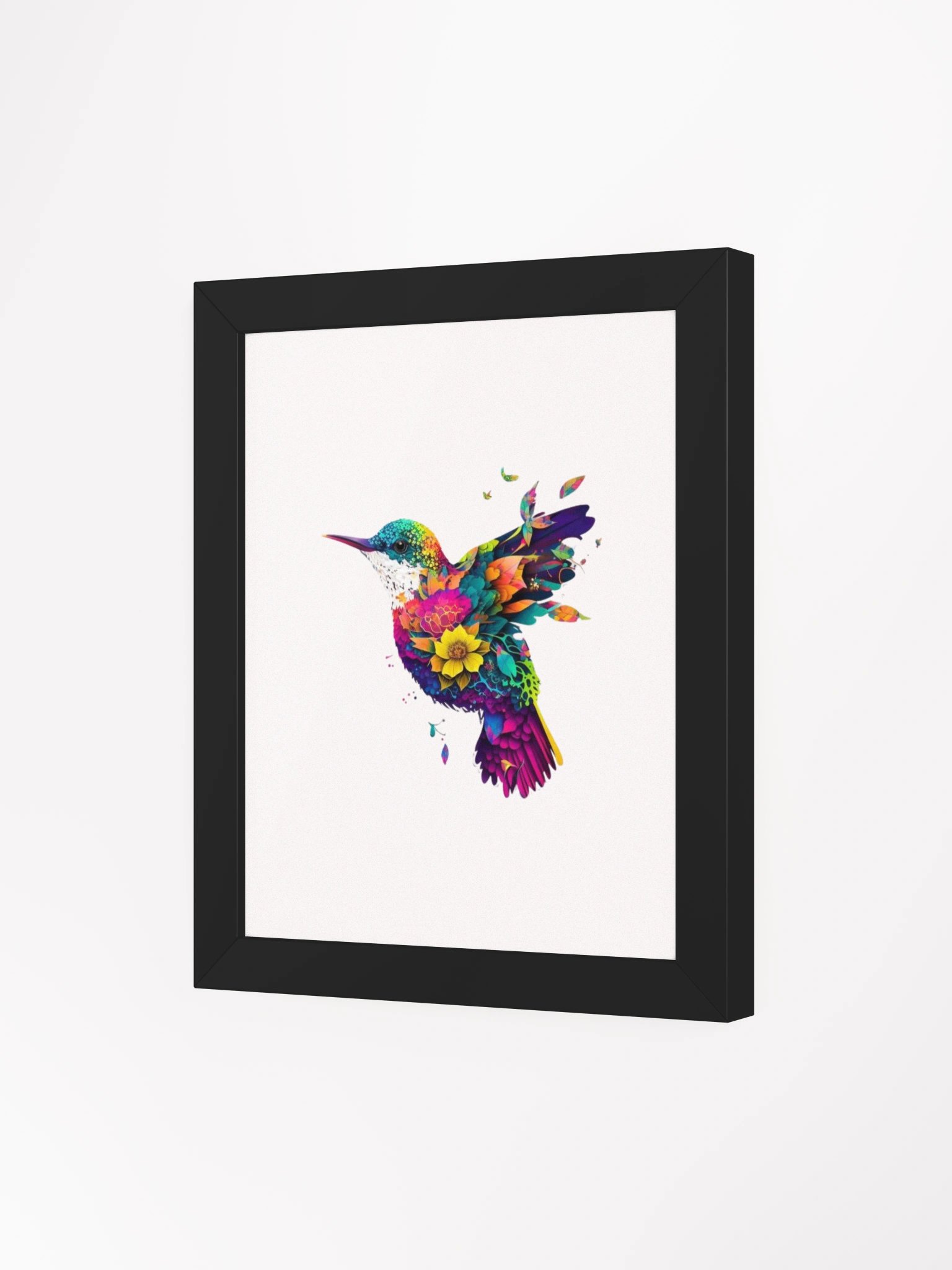 Whimsical Hummingbird Harmony Framed Poster product image (3)