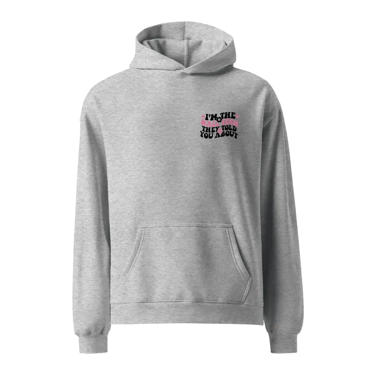 I'm The Nail Tech Unisex Oversized Hoodie - Heather product image (1)