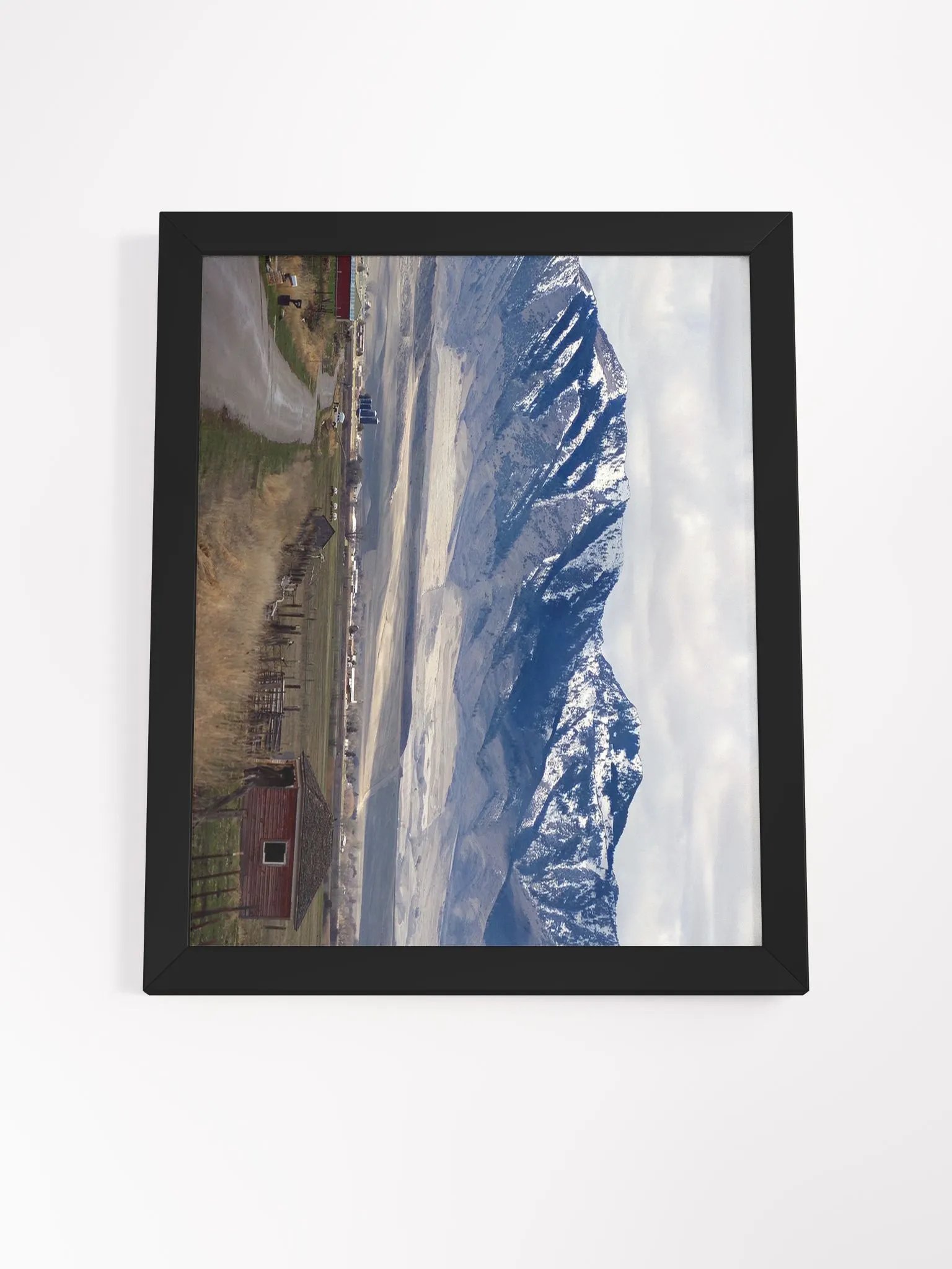 Framed High-Quality Matte Poster - Clarkston Mountains product image (4)