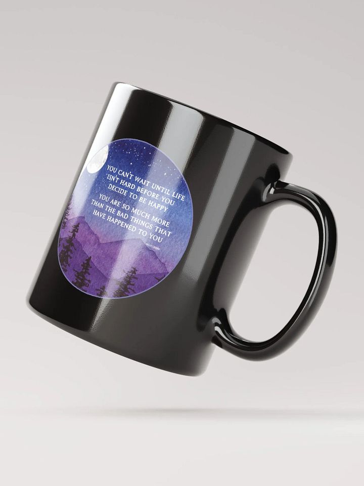Inspirational Happy Life Quote Ceramic Mug Coffee Cup product image (2)