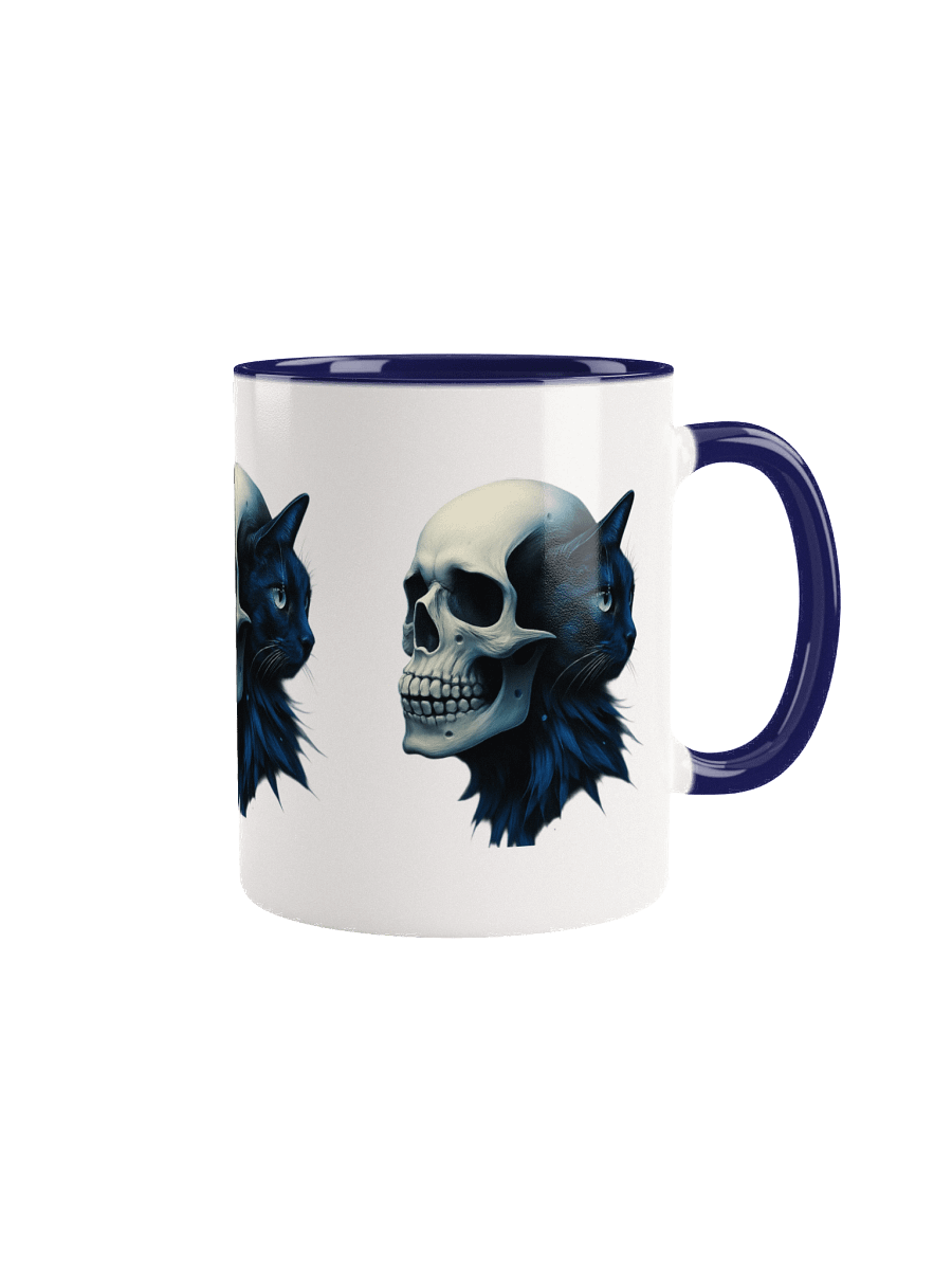 Skull & Cat Fusion Ceramic Mug product image (3)