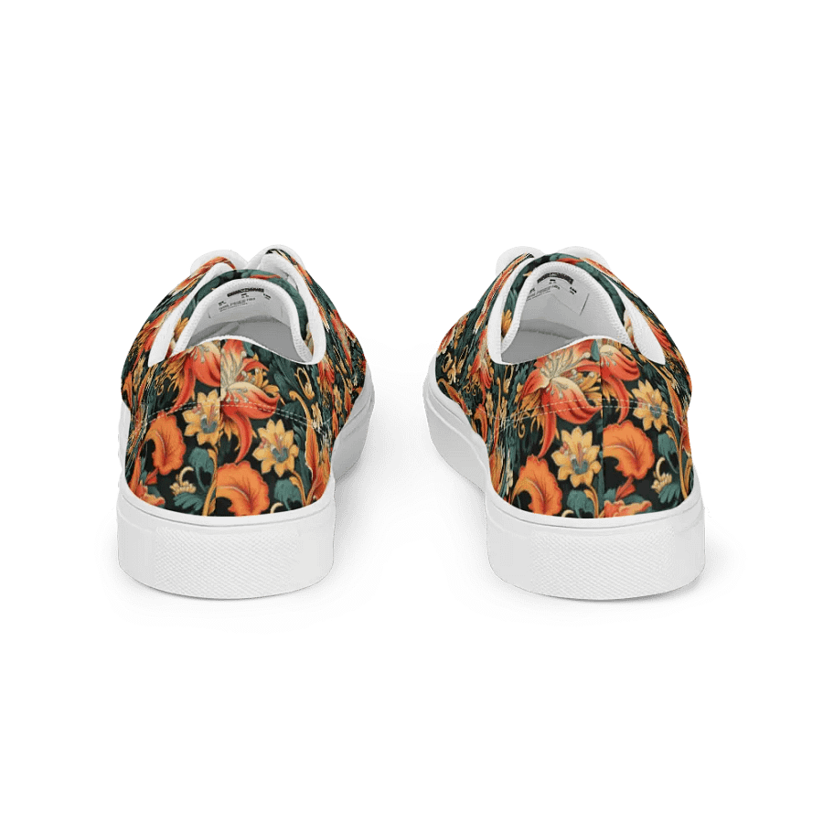 Sunset Flowers | Women's Lace-Up Canvas Shoes product image (7)