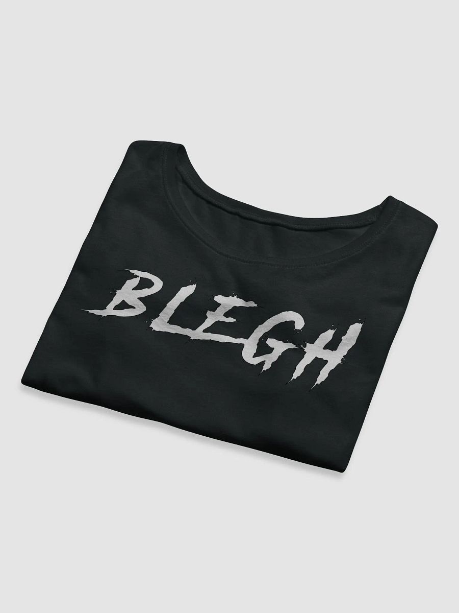 Blegh Crop-top with Purple Logo on Back product image (8)