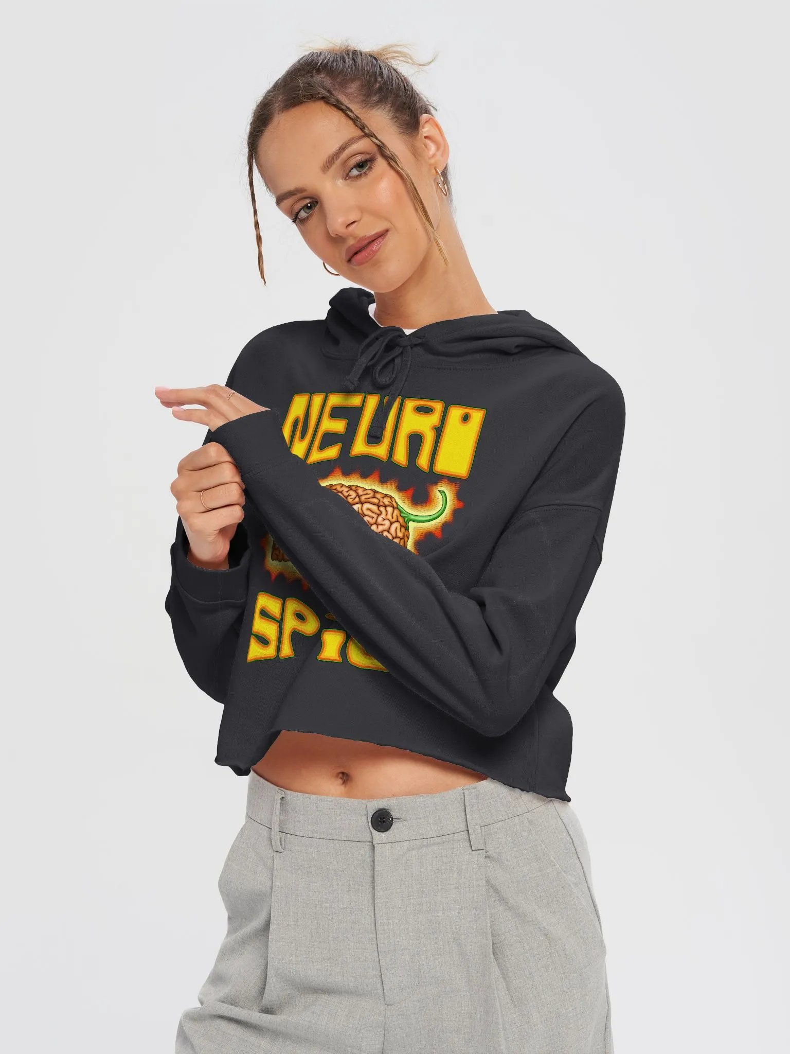 Neurospicy Crop Hoodie product image (16)