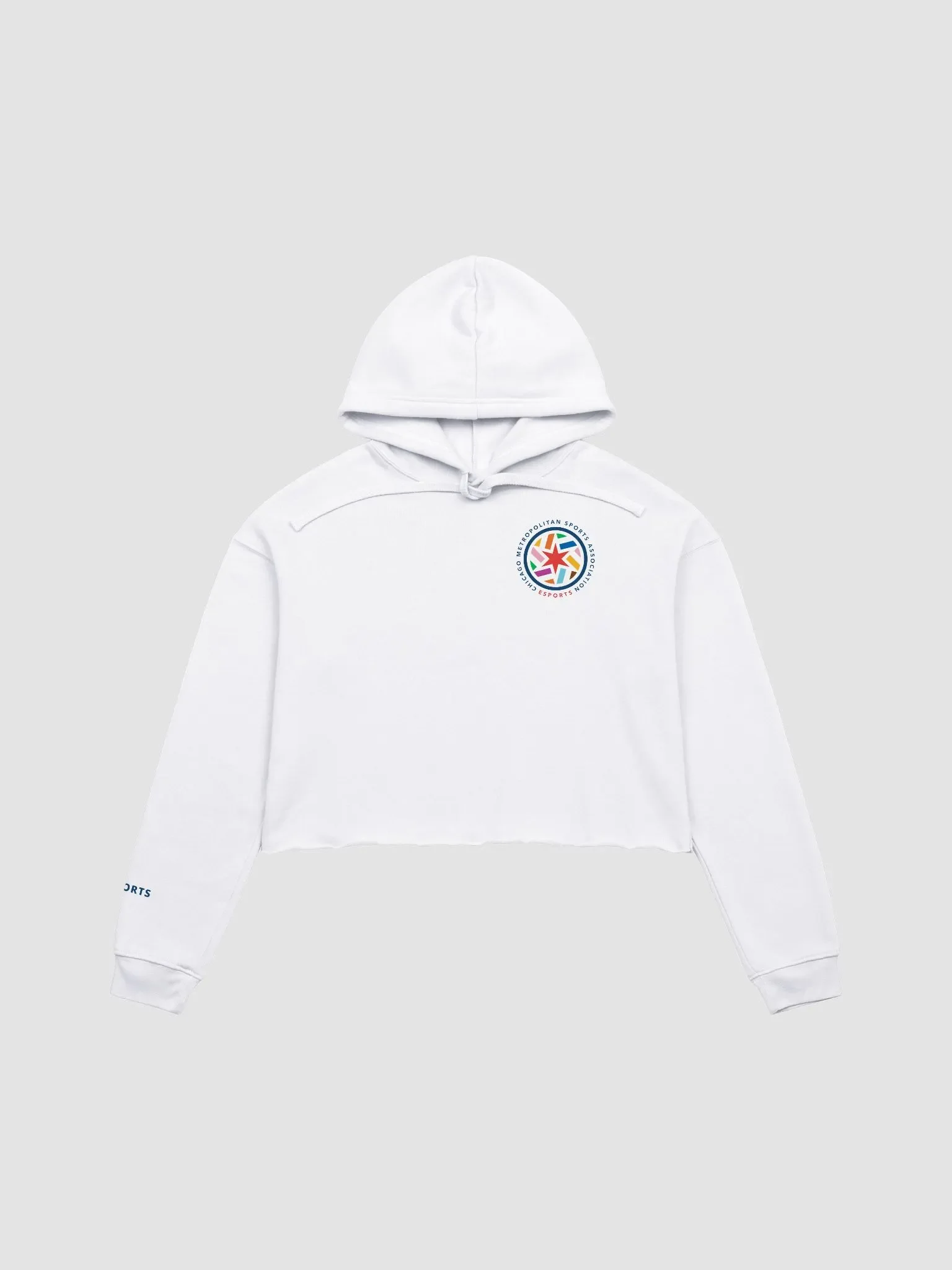 Cropped Hoodie Brand Refresh White product image (1)