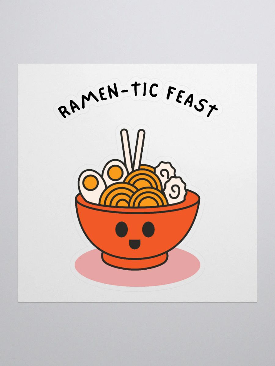 Ramen Bliss Kiss Cut Sticker product image (1)