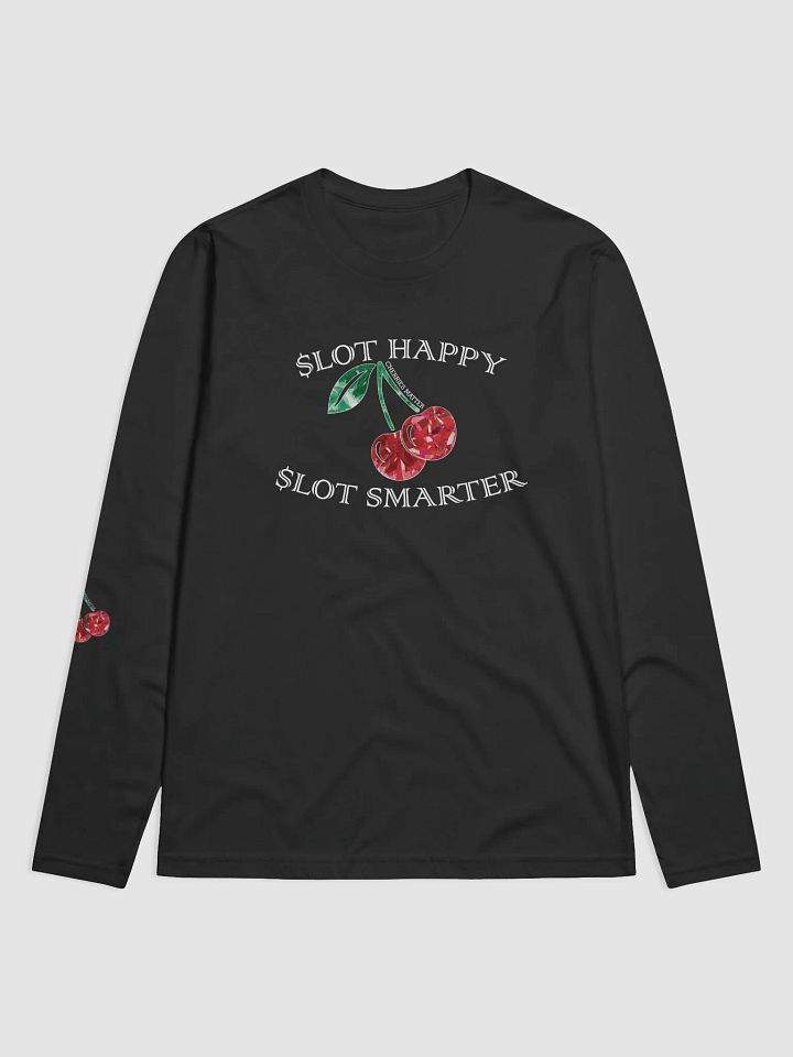 Cherries Matter Slot Happy Slot Smarter Fitted Long Sleeve Cherries Matter Shirt product image (1)