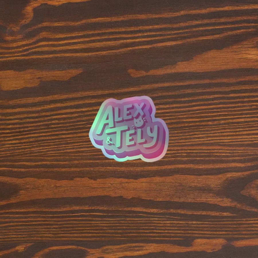 Alex & Tely Hologram Sticker product image (3)