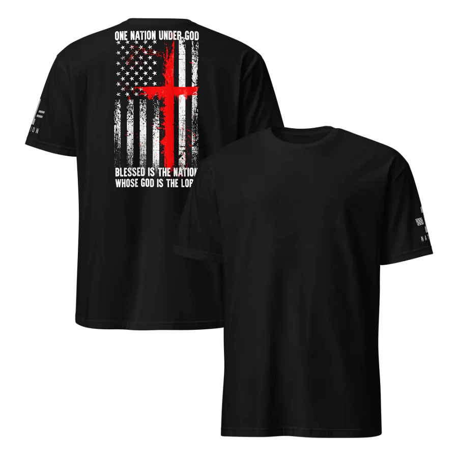 One Nation Under God Grunge Cross product image (13)
