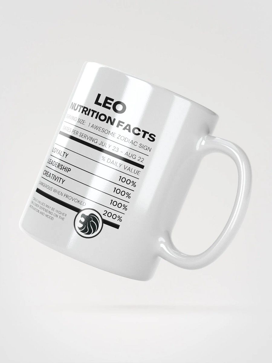 Leo Nutrition Facts Mug product image (3)