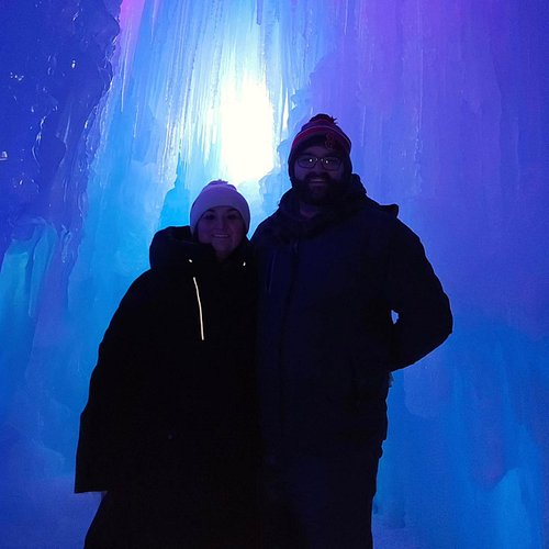Went to the Ice Castle in New Hampshire! 😄