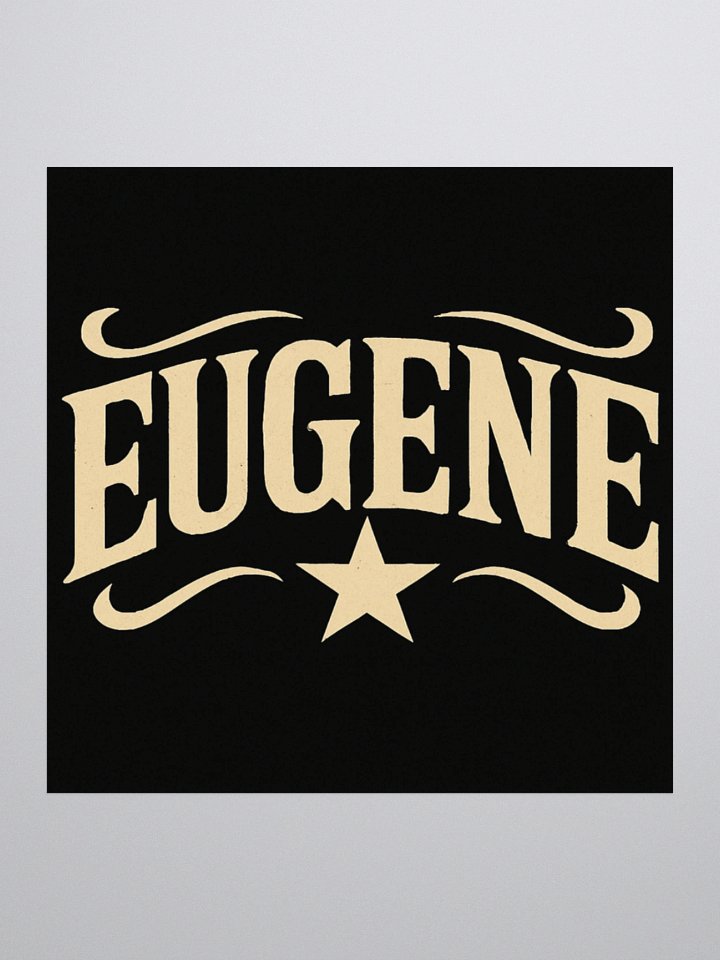 Eugene "Rustic" Sticker product image (1)