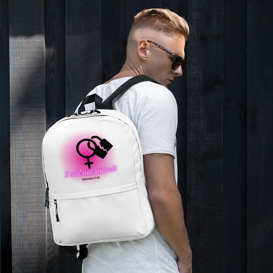 I Will Not Submit Backpack product image (3)
