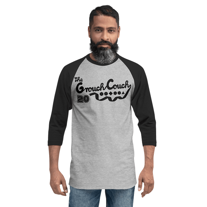 Grouch Couch Baseball Tee – Retro Crit Edition product image (6)