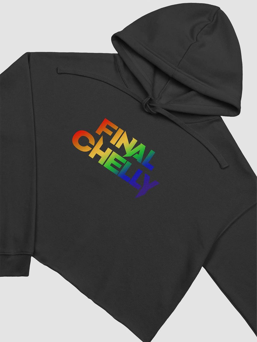 Pride Final Chelly Logo Crop Top Printed Hoodie product image (3)