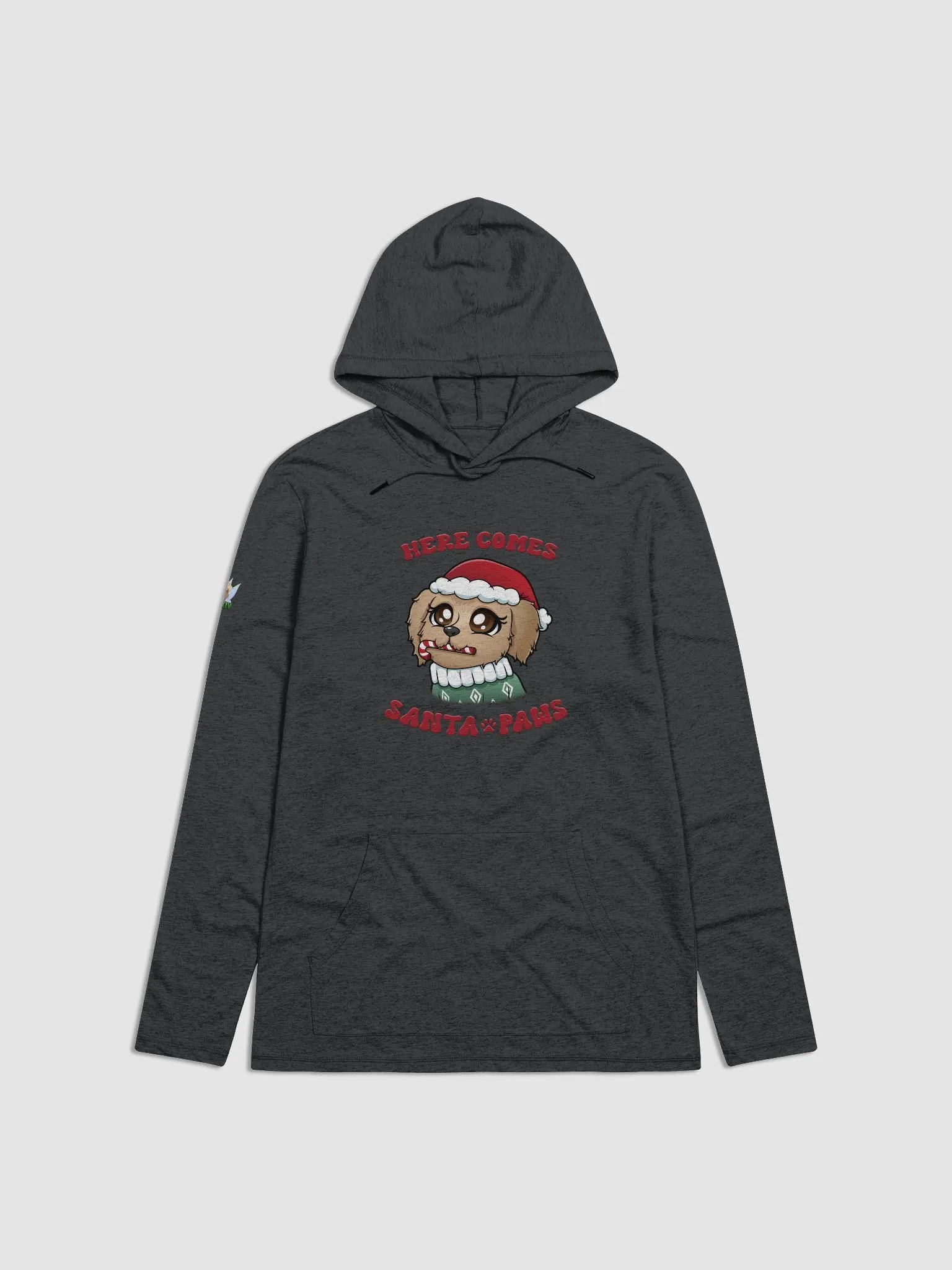Here Comes Santa Paws - Lightweight Hoodie product image (1)