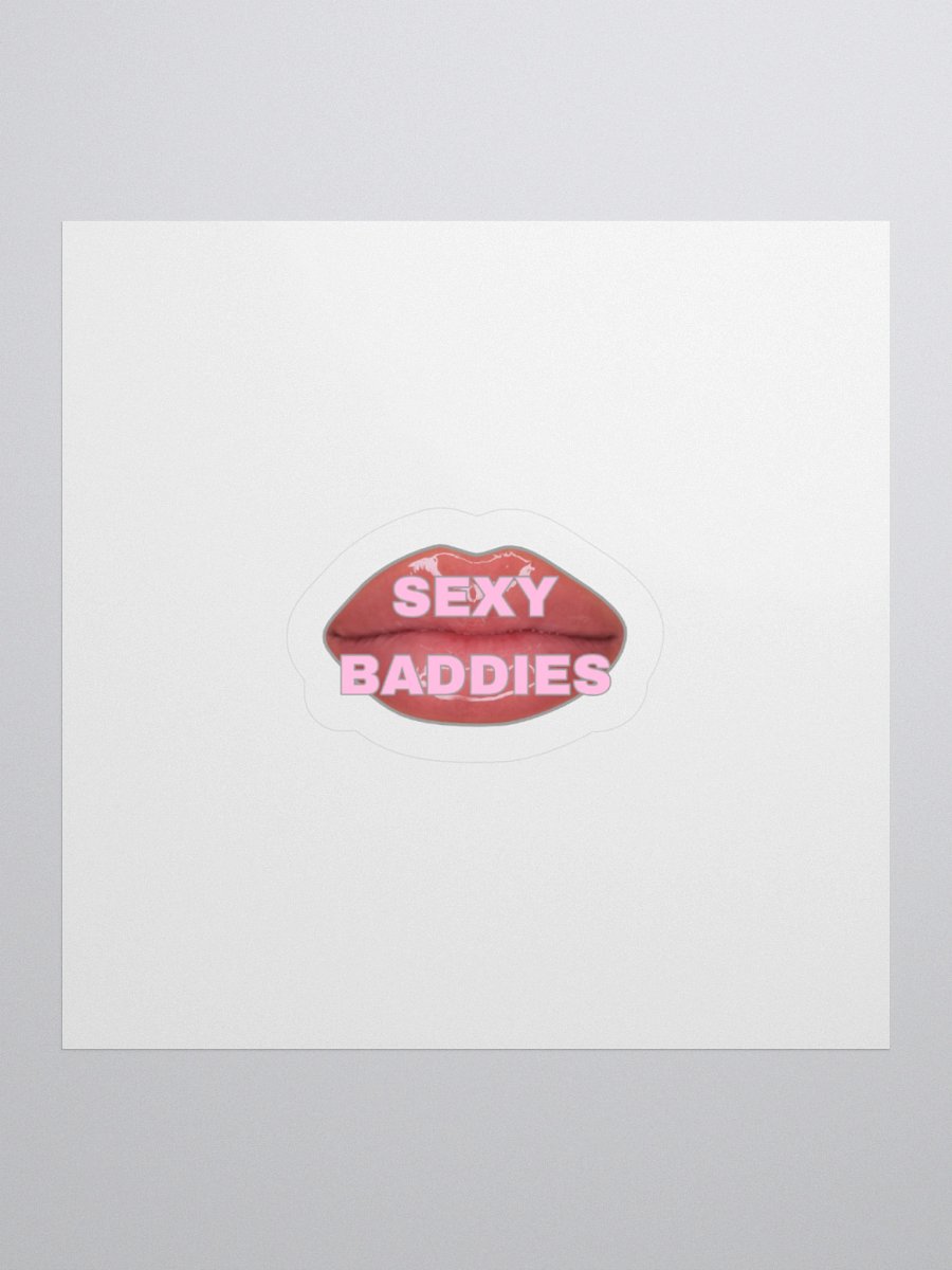 Glossy SexyBaddies Lips Kiss Cut Stickers product image (3)