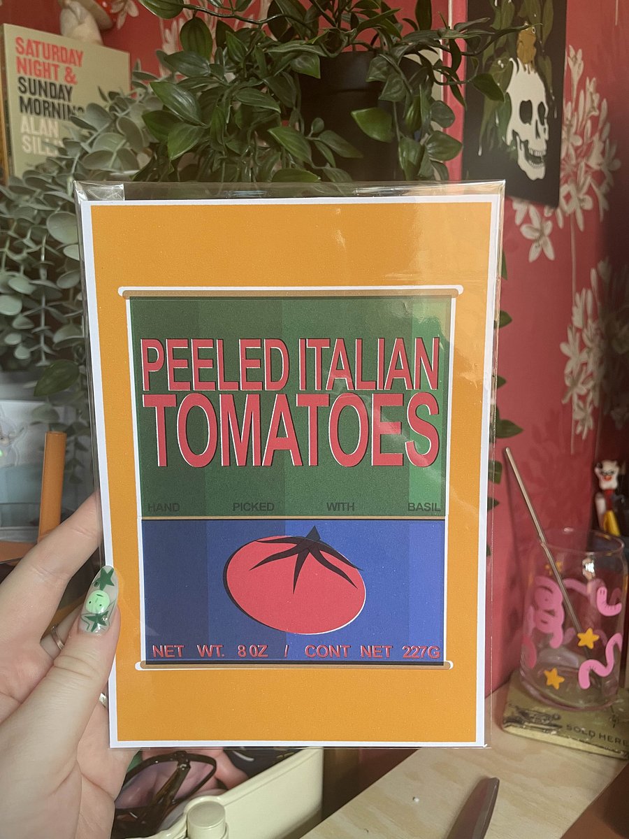 Peeled Tomatoes Riso Print product image (1)