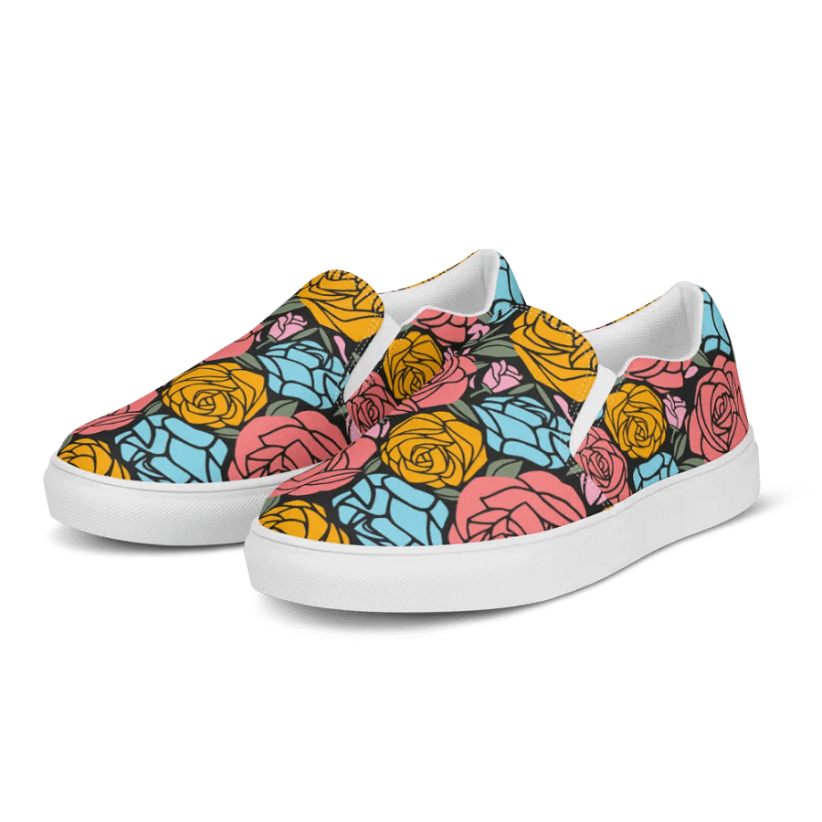 Rose Garden Slip-On Canvas Shoes product image (5)