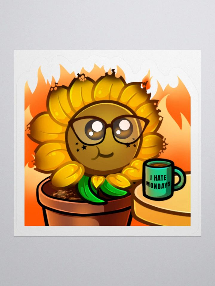 The is FINE Starflower Emote Sticker! product image (3)