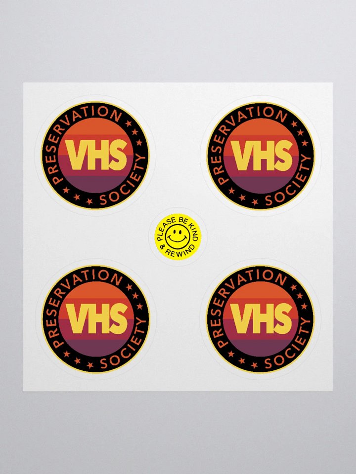 VHS Preservation Society Stickers product image (2)