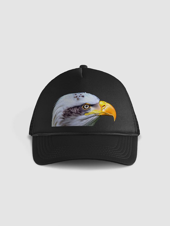Rarefied Freedom: Valucap VC700 Trucker Hat Showcases Majestic Leucistic Bald Eagle product image (3)