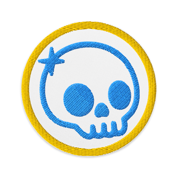 Skullark Embroidered Patch product image (1)