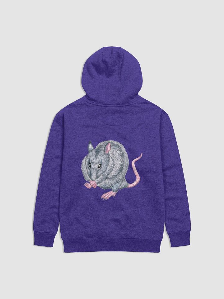 Blue rat grooming himself hoody product image (4)
