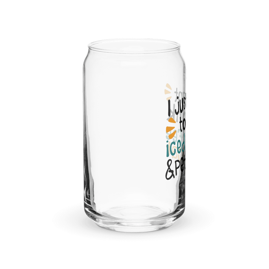 Iced Coffee & Cat - Can-Shaped Glass product image (10)