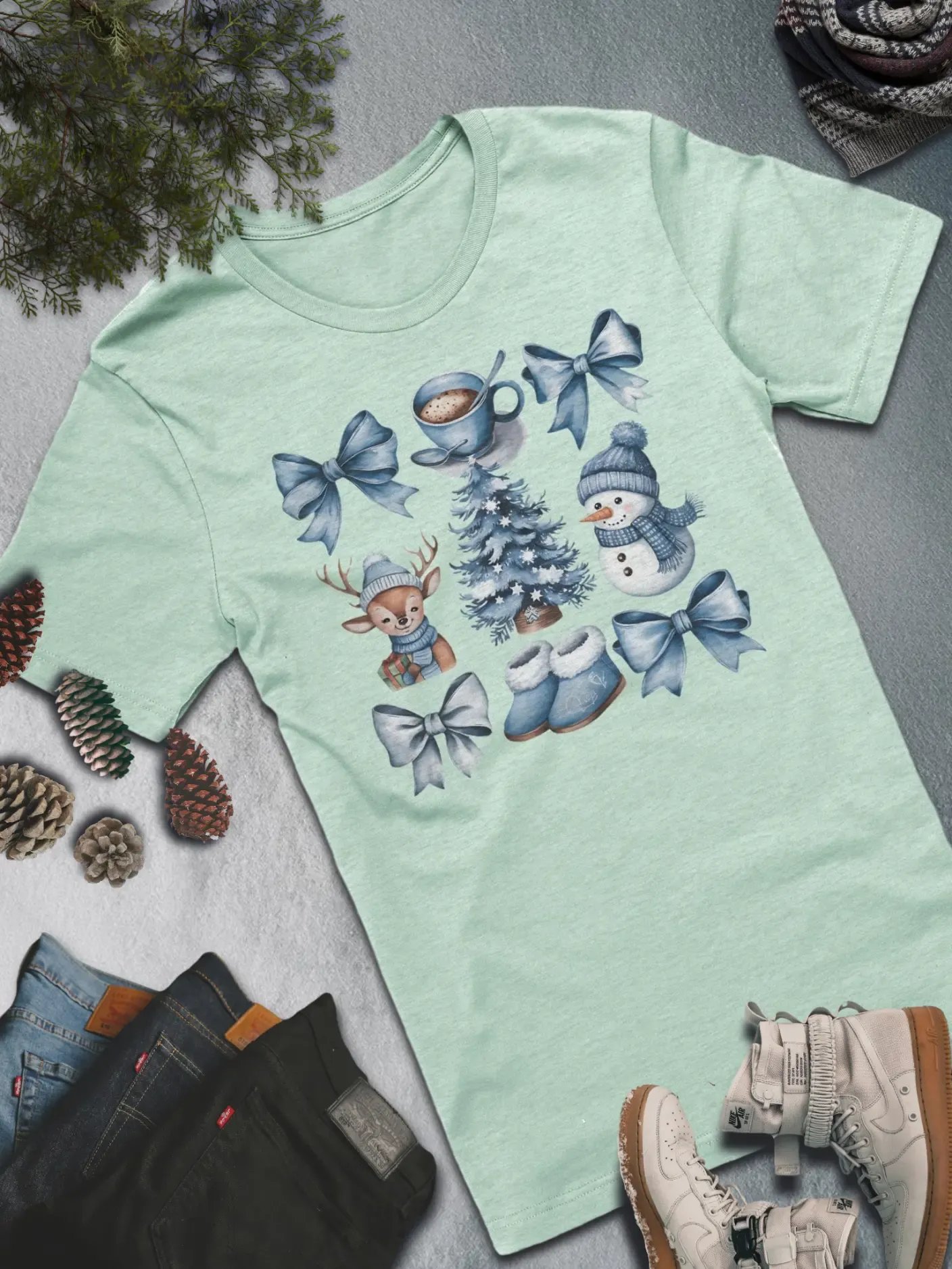 Festive Winter Collection T-Shirt – Cozy and Cute Holiday Style product image (3)