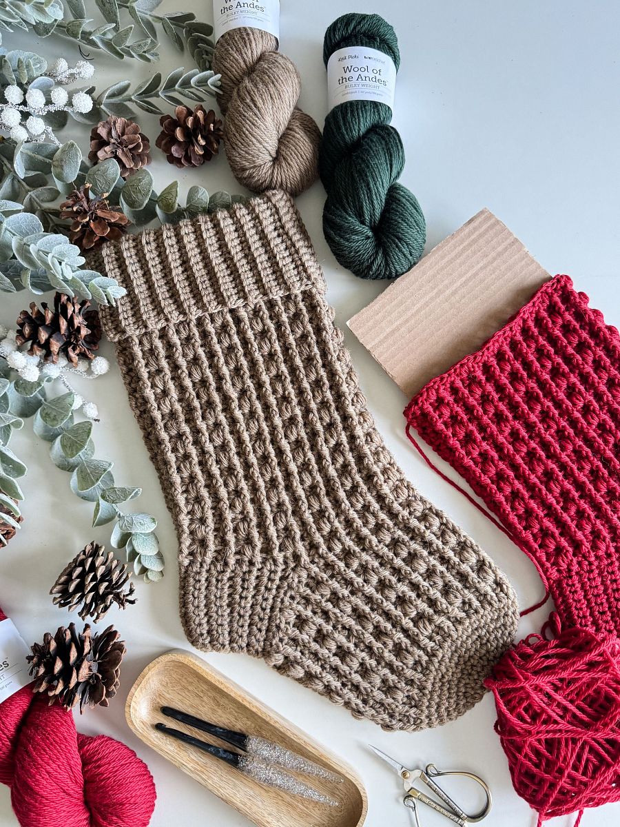 Snuggle Season Stocking Crochet Pattern product image (3)
