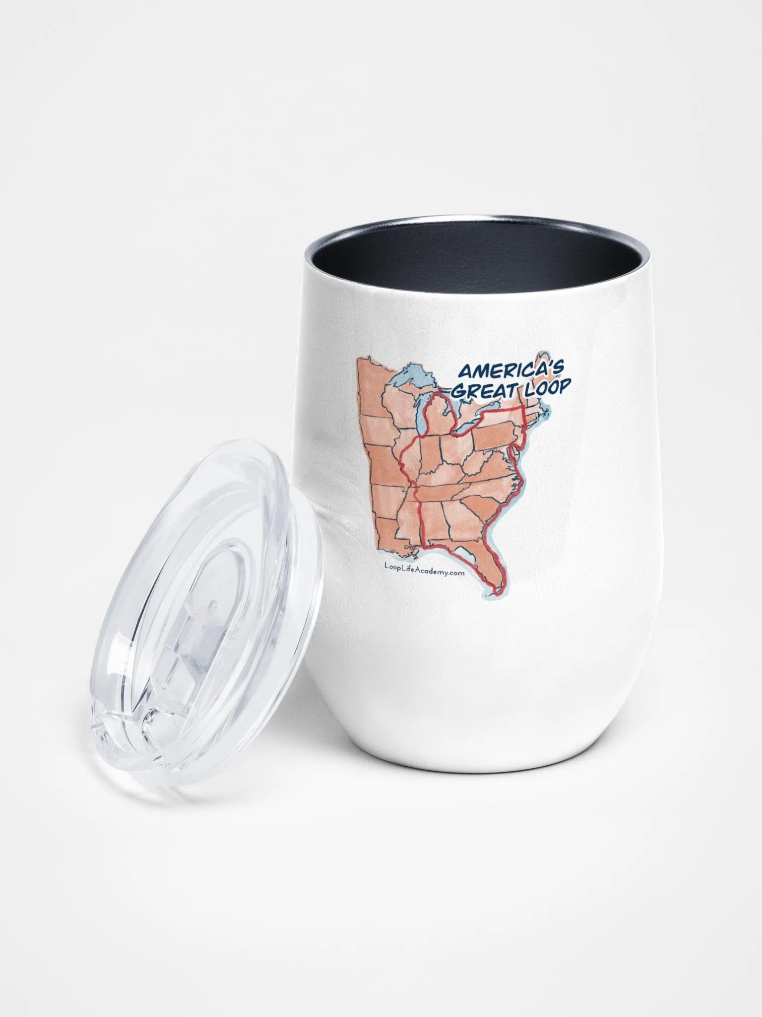 Great Loop Wine Tumbler product image (1)