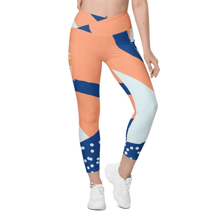 Geometric Bliss Crossover Leggings product image (1)